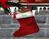 Rain Christmas Stocking