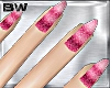 Pink Glitter Nails Fm