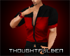 .TB. Red Block Shirt