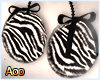 Ⓐ Zebra Earmuffs