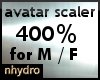 avatar scaler 400%