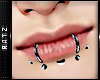 M| Silver Lip Piercings