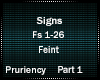 Feint -Signs P1