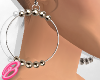 Bead Babe Hoops Silver