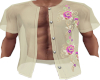 Jack Beige Flower Shirt