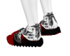 *VERS@CE B/W/Red F-Flops