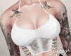 S. White Corset + Tattoo