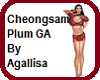 Cheongsam Plum GA