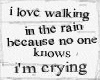 SCY~ WALKING IN THE RAIN