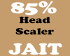 85% Head Scaler