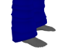blue blue legwarmers