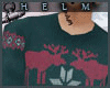 [H] Stag Knit Sweater M