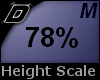 D► Scal Height *M* 78%