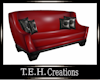 Miss S Red Latex Couch