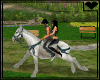 running horse white anim