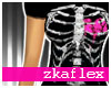 (ZF) Pink Skeleton