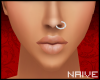 [N] Diamond Nose Ring L