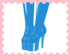 (OM)Boots Latex Blue