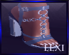 Blue low heels