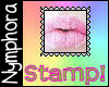 {N} Pink Lips Stamp 2