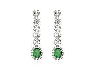 Diamond&Emerald-earrings