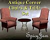 Antq Corner Chair Set pk