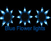 Blue Flower Trig Lights