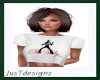 JT Elvis Crop White