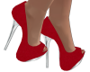 Red Suede Heels V2