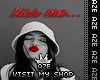 A | Kiss Me Cutout