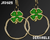 <J> Drv Paddy's Earrings