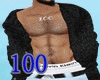 100 Open shirt BLACK