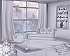 White Out Decorated Room