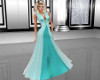 Teal Layered Gown