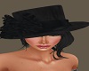 Black Hat w/ Black Hair