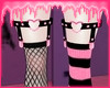 P! Shoolgirl Socks Pink
