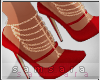 -Chained Red Pumps