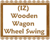 (IZ) Wooden Wagon Swing