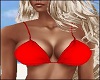 Red bikini top