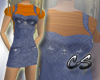 Denim Overall-Tunic Orng