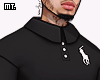 🔥. Polo Black Shirt