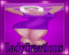 Lady purple dress 1