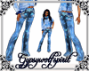 Frosted Snowflakes jeans