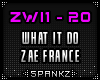 What It Do - Zae France