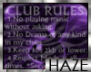 [IH] Club Rules