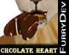 FURRY CHOCOLATE HEART