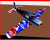 Animated Plane Patriot