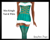 Miss Kringle Dress Teal