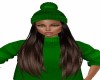 Bella*BROWN* - GREEN HAT