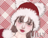 Plush santa hat red